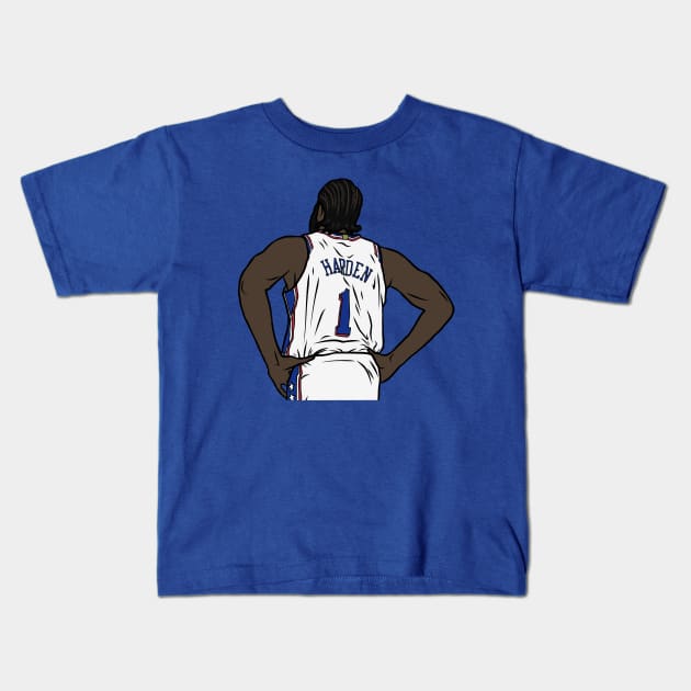 James Harden Back-To Kids T-Shirt by rattraptees